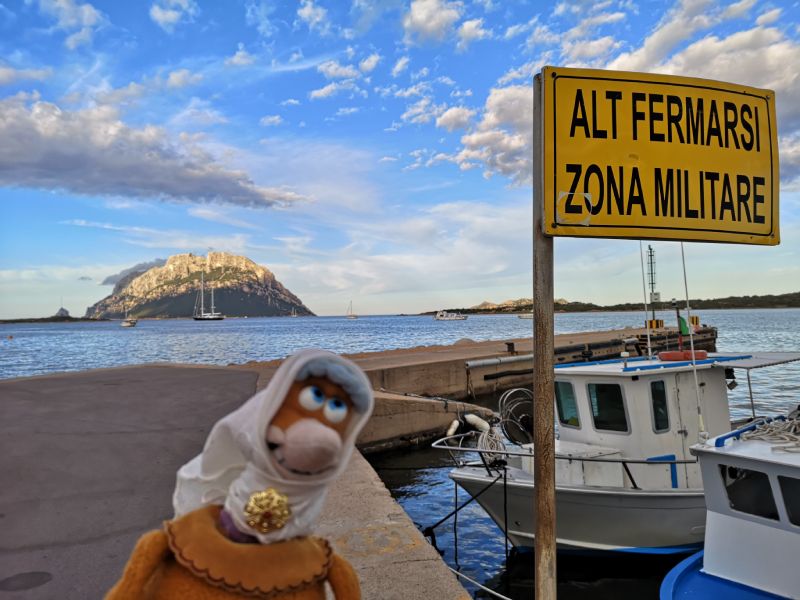 Zona militare sull'Isola di Tavolara