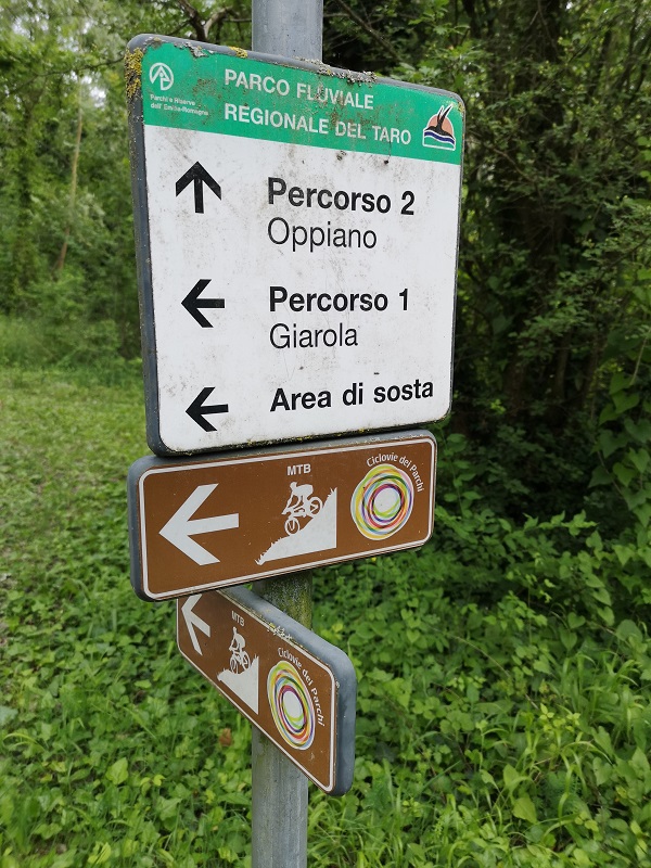 escursioni a Parma e dintorni – il Parco fluviale del Taro: ci sono diversi sentieri e sono percorribili anche in mountain bike