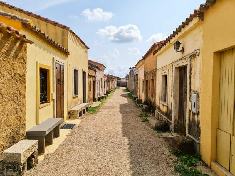 il villaggio di San Salvatore a Cabras